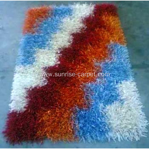 Viscose Polyester Shaggy with Design Carpet